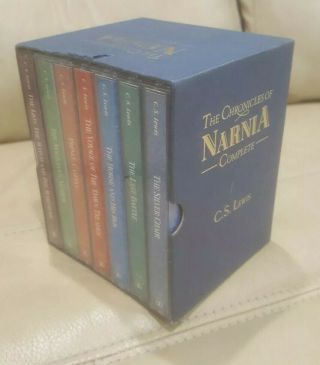Rare Cs Lewis Chronicles Of Narnia Complete Box Set Audio Cassette Tape Sh