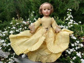 Vintage Madame Alexander " Godey Lady " Doll 14 " Outfit 1950s W/ Tag Rare