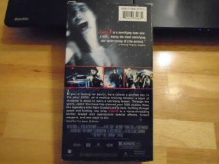 RARE OOP Jason X VHS film horror FRIDAY THE 13TH Kane Hodder David Cronenberg 2