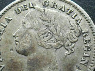 Canada 1874 H 10 Cents (avf) Rare Date