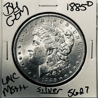 1885 O Bu Gem Morgan Silver Dollar Unc Ms,  U.  S.  Rare Coin 5627