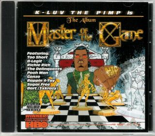 K - Luv " Master Of The Game " Og G - Funk Bay Area Rap Rare