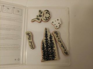 Stampin ' Up Wonderland - Only Once - Christmas - Winter - Nature - Trees - Rare 2