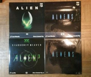 Alien Aliens Aliens 3 Series - Laserdisc Vintage Rare Laser Disc Horror Thriller