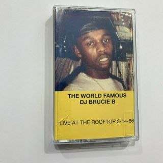 Rare Dj Brucie B Live From The Rooftop 3 - 14 - 86 Nyc Mixtape Cassette Tape