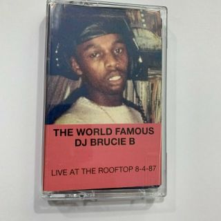 Rare Dj Brucie B Live From The Rooftop 8 - 4 - 87 Nyc Mixtape Cassette Tape