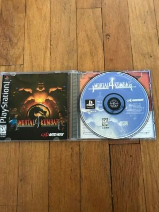 Mortal Kombat 4 - Playstation 1 Ps1 Psx - Complete - Rare