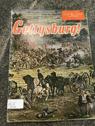 Gettysburg Civil War Times Illustrated Special Edition Rare Vintage 1963