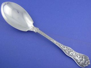 Rare Sterling Tiffany & Co 8 3/4 " Berry ? Serving Spoon Olympian 1878 No Mono