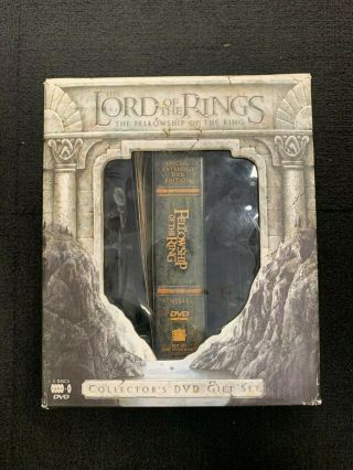 RARE Lord of the Rings Trilogy Collectible DVD Gift Set Extended ALL 3 FILMS 2