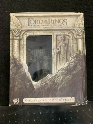 RARE Lord of the Rings Trilogy Collectible DVD Gift Set Extended ALL 3 FILMS 3