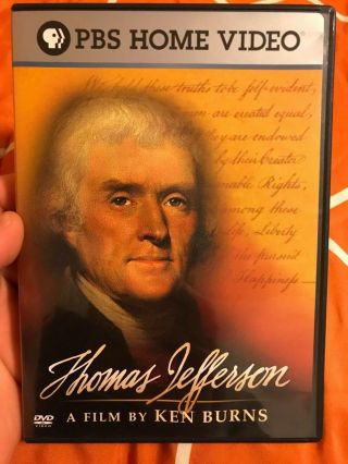Thomas Jefferson - A Film By Ken Burns (1997) Dvd Oop Rare (pbs,  2004)
