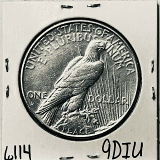 1928 S SILVER PEACE DOLLAR COIN 6114 RARE KEY DATE 2
