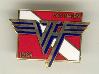 Van Halen Rare 1984 Logo Enamel Pin