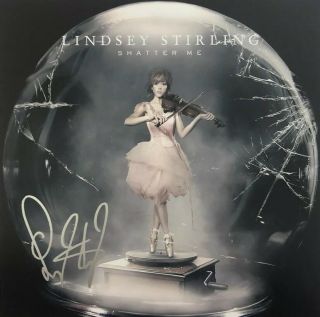 Lindsey Stirling Hand Signed 12x12 Photo Shatter Me Autographed Rare Authentic