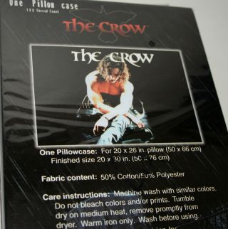 Rare The Crow City Of Angels Movie Cloth Pillow Case Set Nos Mip 2005 B Lee