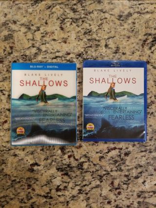 The Shallows: Rare Holographic Slip Cover (blu - Ray,  No Digital) S/h