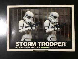 1993 Kaiyodo Star Wars Stormtrooper Soft Vinyl Model Kit,  1:6 Scale,  Rare