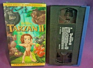 Tarzan Ii 2 Disney Vhs 2005 Rare Release Sequel Disney