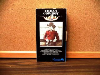 Urban Cowboy [vhs 1980] John Travolta,  Debra Winger,  Book Box Sleeve,  Rare