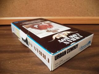 Urban Cowboy [VHS 1980] John Travolta,  Debra Winger,  BOOK BOX SLEEVE,  RARE 3