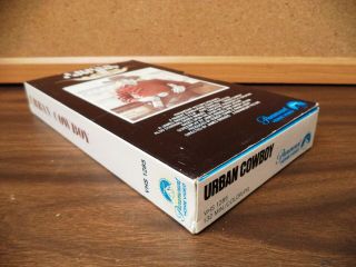 Urban Cowboy [VHS 1980] John Travolta,  Debra Winger,  BOOK BOX SLEEVE,  RARE 4
