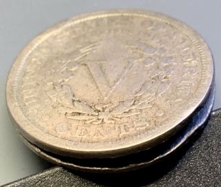 1905 Liberty Head Nickel - Major Error Huge Clamshell 90 Split Planchet Rare 7