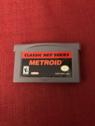 Metroid Nintendo Classic NES Game Boy Advance GBA Complete Cleaned Rare 3