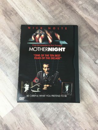 Mother Night Dvd 2000 Rare 1996 War Romance Drama