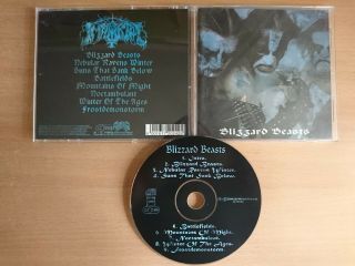 Immortal 1997 " Blizzard Beasts " 1st Press Black Metal Rare