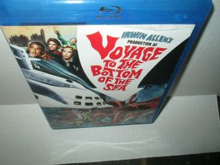 Irwin Allen Voyage To The Bottom Of The Sea Rare Blu Ray Walter Pidgeon 1961