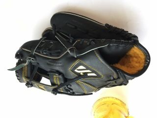 Rare 11.  5“ Mizuno Baseball Glove MVP Prime Pro Black Gold Right Hand 5