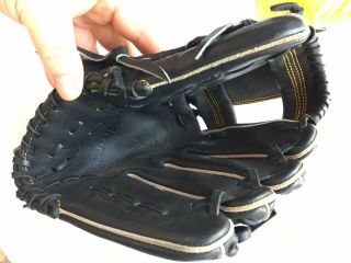 Rare 11.  5“ Mizuno Baseball Glove MVP Prime Pro Black Gold Right Hand 6