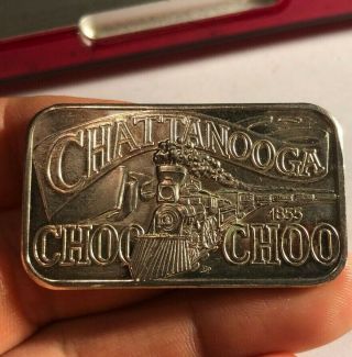 15 Grains.  999 Silver Bar Vintage Rare Chattanooga Choo Choo Limited Edition