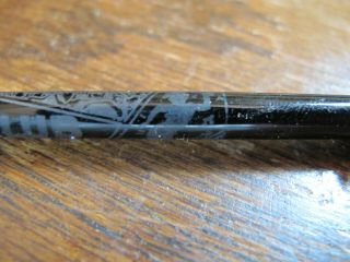 RARE Vintage COTTON CLUB of NYC Black Glass Swizzle Stick 5