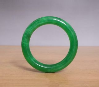 Very Rare Chinese Natural Green Jadeite Jade Bangle Bracelet 58mm Inside