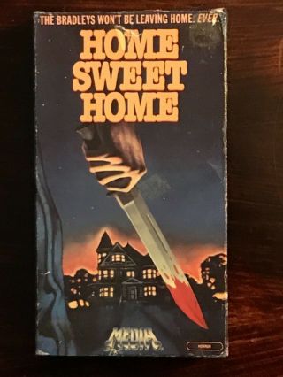 Home Sweet Home Vhs Rare Horror Slasher Media Home Entertainment Full Flap Box