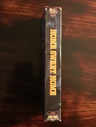 Home Sweet Home VHS Rare Horror Slasher Media Home Entertainment Full Flap Box 3