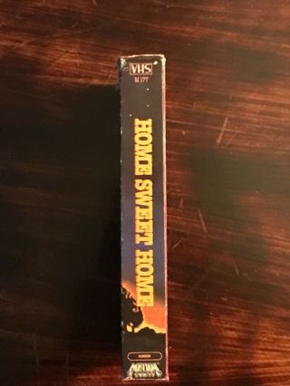 Home Sweet Home VHS Rare Horror Slasher Media Home Entertainment Full Flap Box 4
