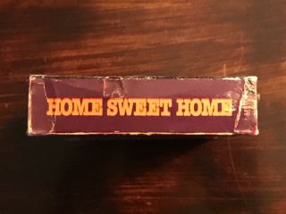 Home Sweet Home VHS Rare Horror Slasher Media Home Entertainment Full Flap Box 5