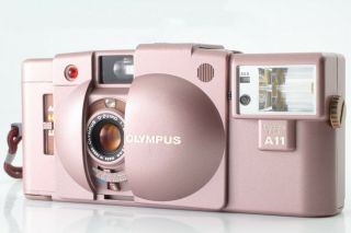 [rare Pink Exc,  5] Olympus Xa2 Point & Shoot Film Camera,  A11 Flash From Japan