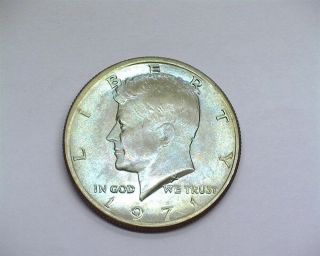 1971 Kennedy 50 Cents Exceptional Uncirculated Very Rare This