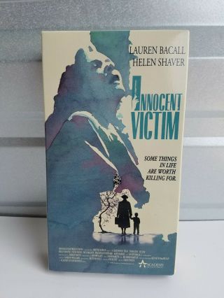Innocent Victim Aka Tree Of Hands Rare Tv Movie Drama Vhs 1989 Lauren Bacall