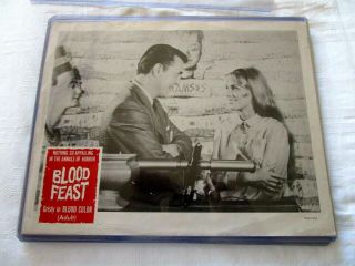 Blood Feast,  Herschel Gordon Lewis,  Very Rare Lobby 3,  1963