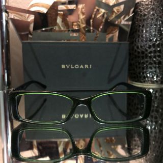 Bvlgari Eyeglasses 473 - B Swarovski Crystal Emerald Green Frames VERY RARE 6