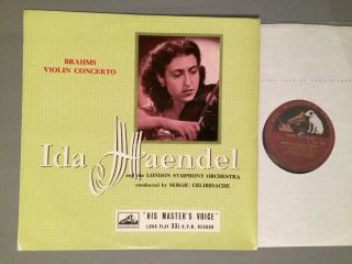 Rare Clp 1032 Ida Haendel Celibidache Lso Brahms Violin Concerto Rare Nm - Uk Lp