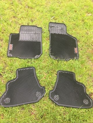 Vw Mk4 99 - 04 Gti 20th Anniversary 337 All Weather Rubber Monster Mats Rare Xlnt