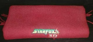 Nintendo 3ds Star Fox 64 3d Rare Promo Large Red Scarf 2011