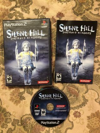 Silent Hill: Shattered Memories (sony Playstation 2,  2010) Ps2 Rare Minty Disc