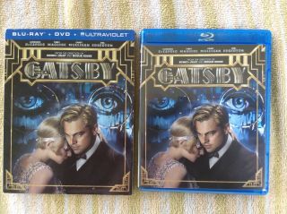 The Great Gatsby (blu Ray And Dvd Digital Hd Rare Target Cover Art W/slipcover